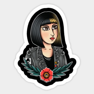 Lady Punk Sticker